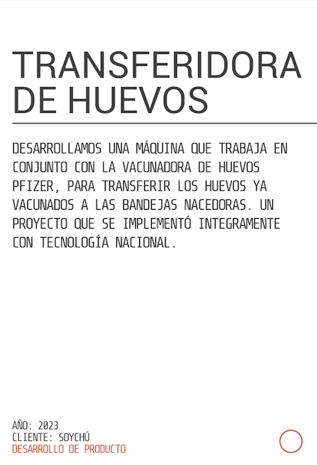 TRANSFERIDORA DE HUEVOS