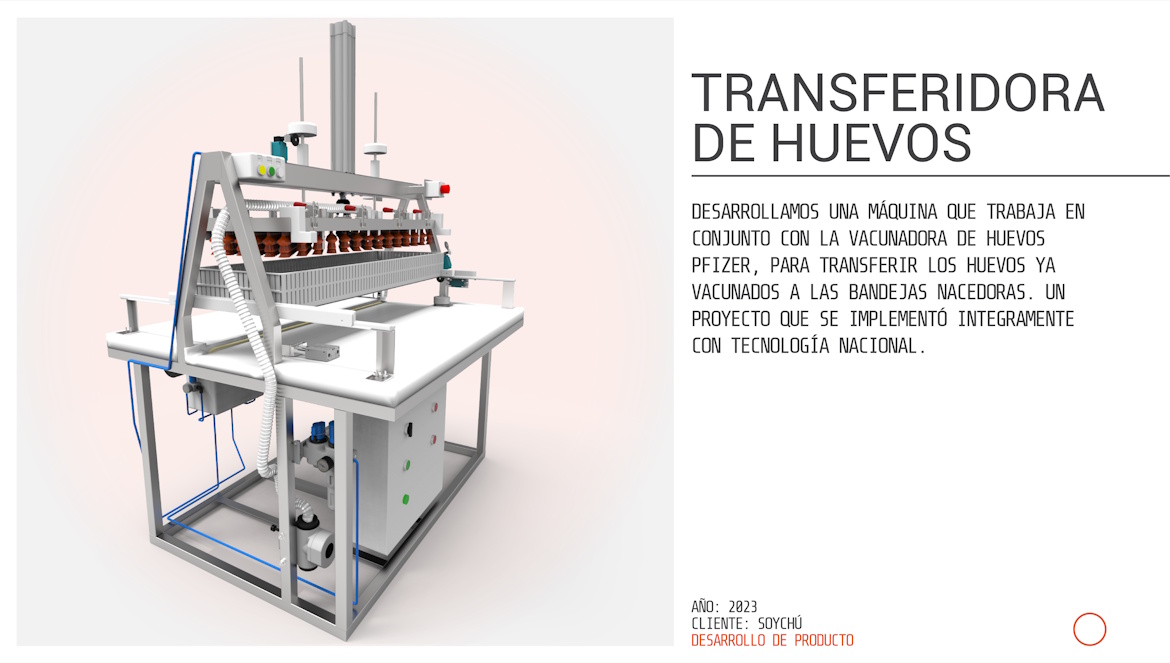 TRANSFERIDORA DE HUEVOS